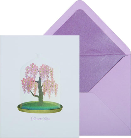 Wisteria Under Cloche Boxed Note Cards