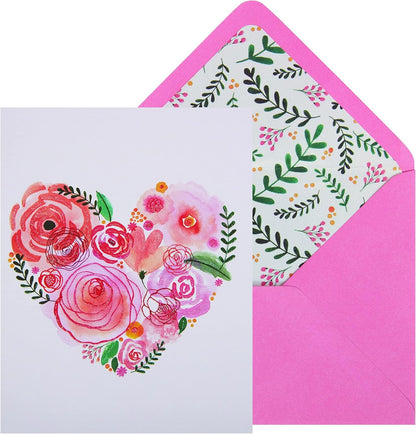 Floral Heart Boxed Note Cards