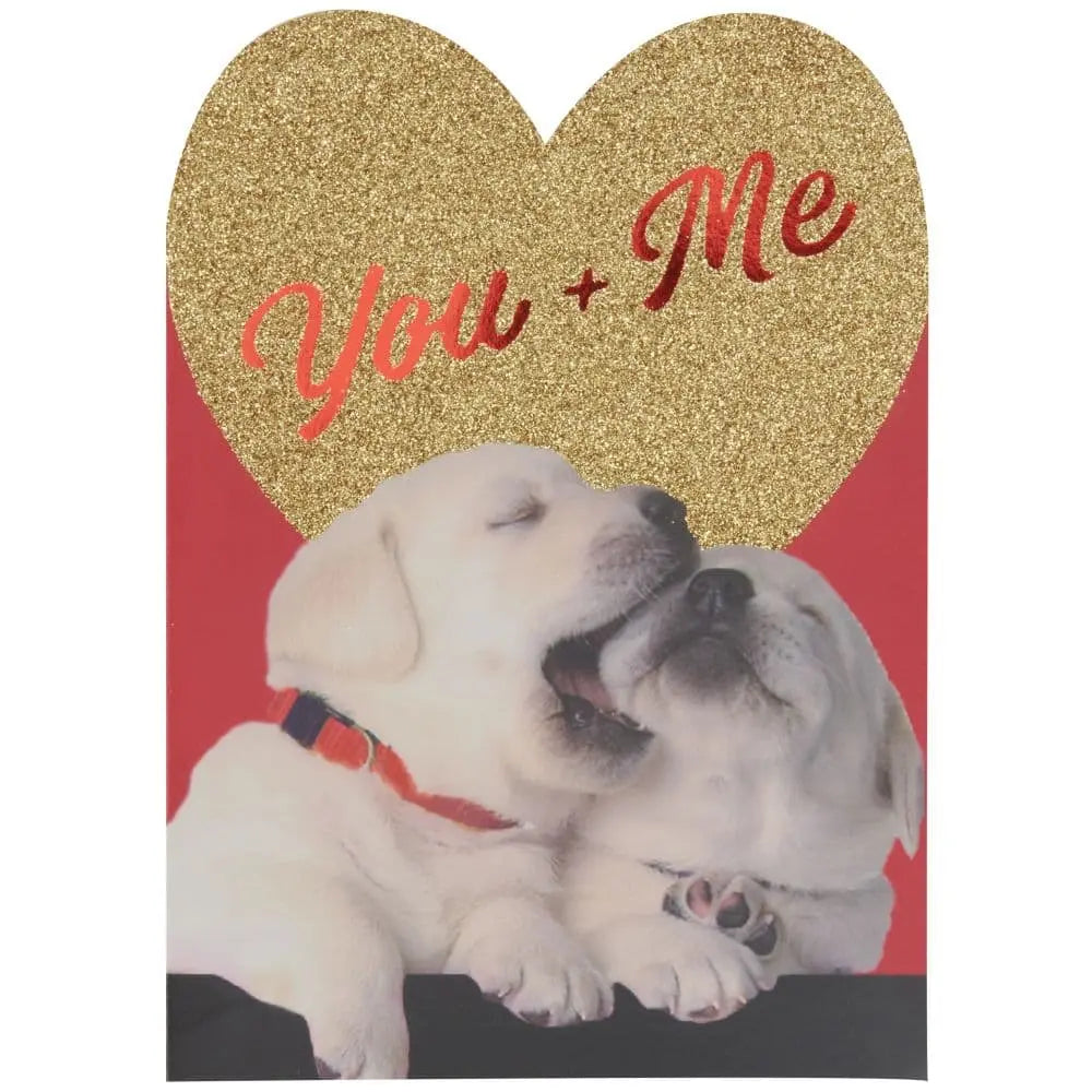 Puppy Couple Valentine's Day Card