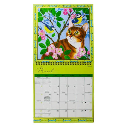 Loving Cats 2025 Wall Calendar