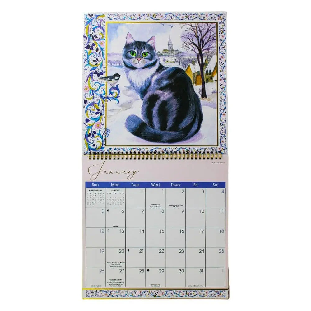 Loving Cats 2025 Wall Calendar