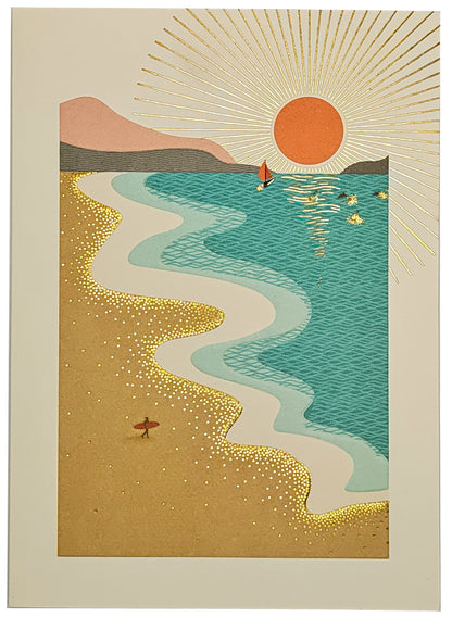 Beach Scene Birthday Card