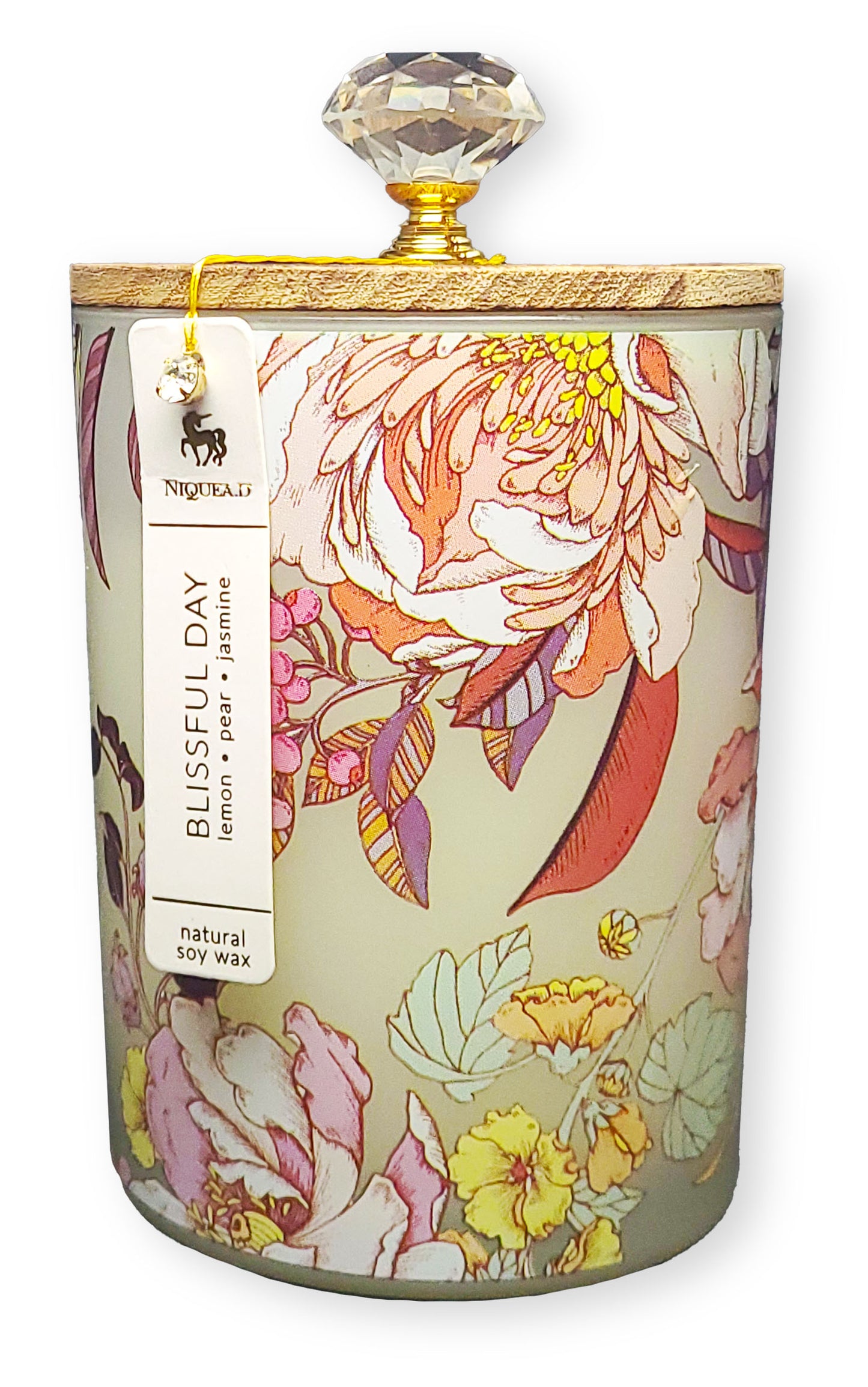 Blissful Day Candle - 16oz Flat Bottom Cylinder