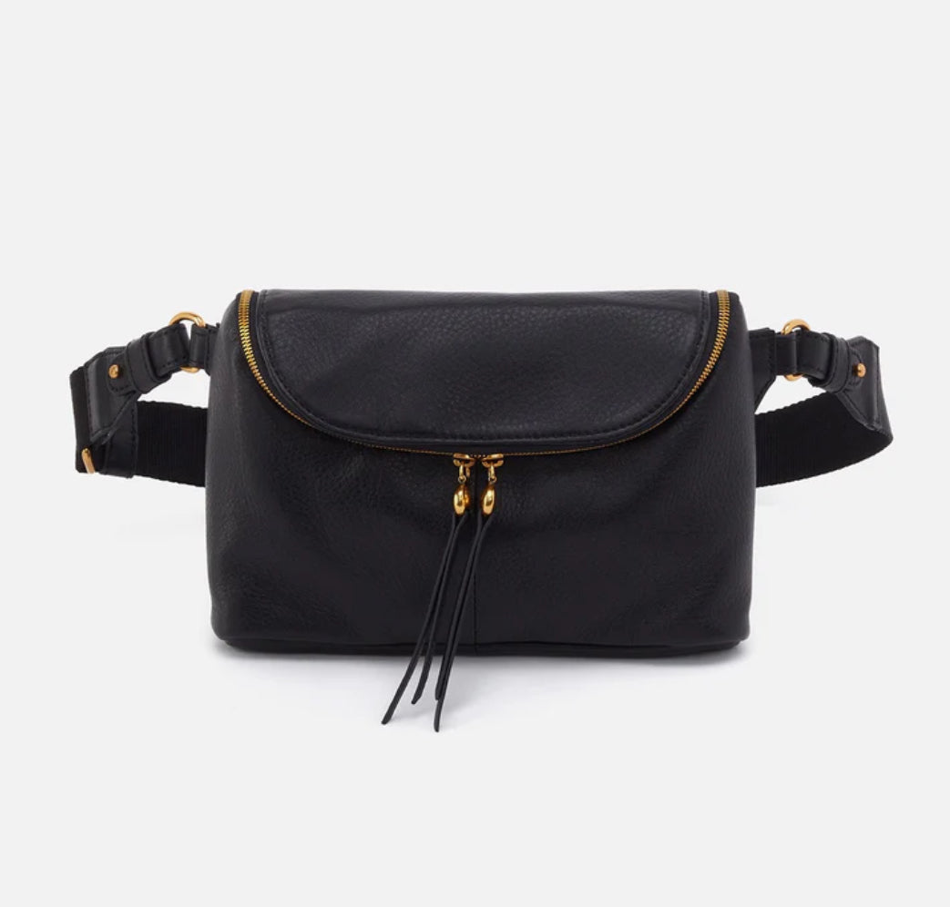 Fern Large Belt Bag - Black