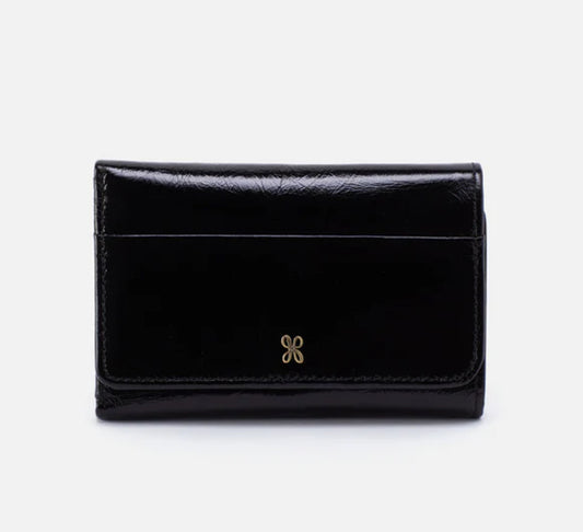 Jill Trifold Wallet - Black