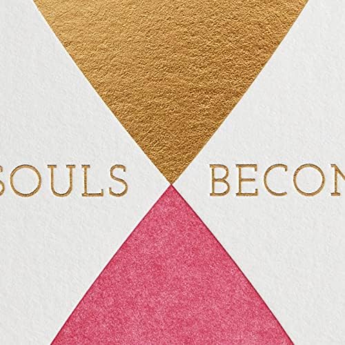 Two Souls Become One Anniversary Card