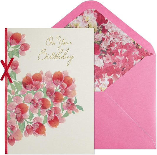 Bougainvillea Birthday Card