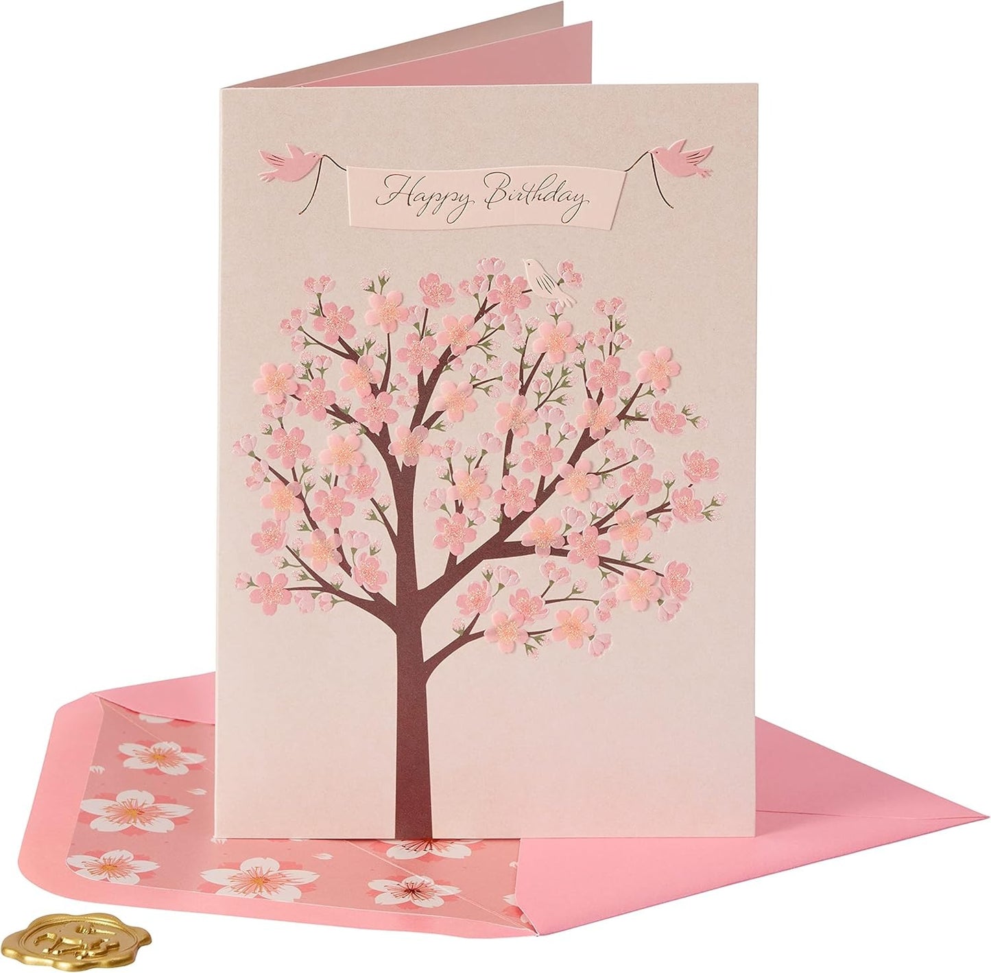 Cherry Blossom Tree Birthday Card