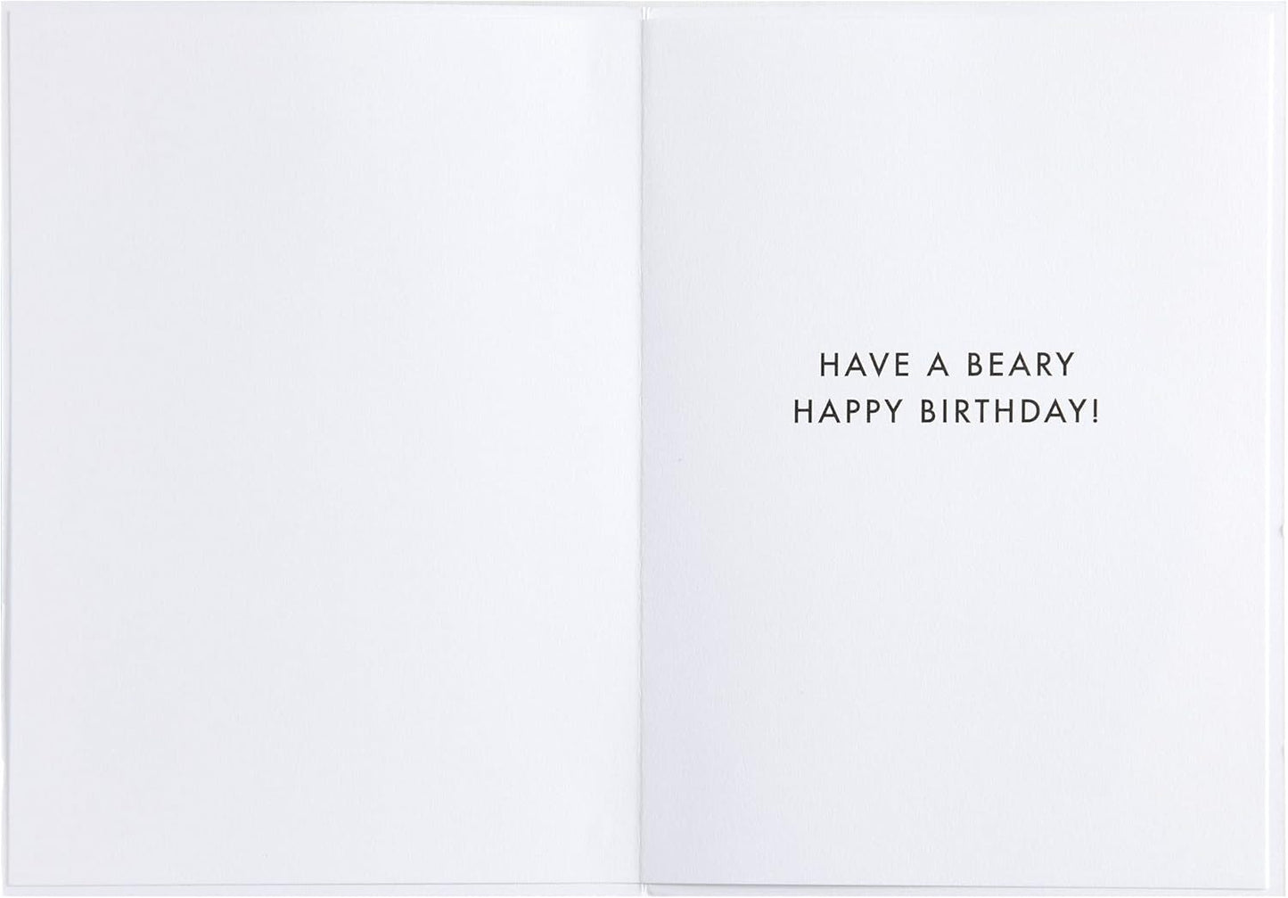 Bear With Hat Birthday Card