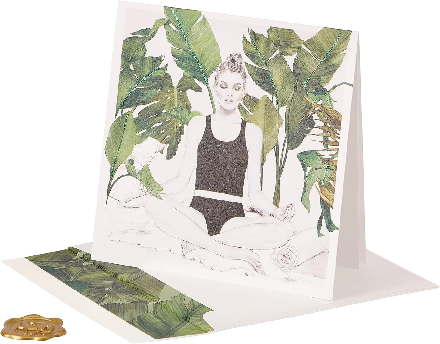 Yoga Girl Birthday Card