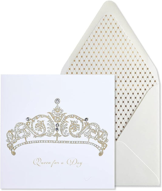 Rose Gold Tiara Birthday Card