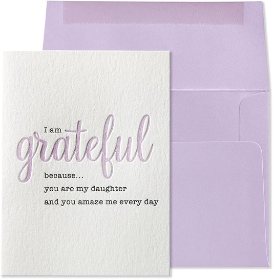 Grateful Daughter Birthday Card