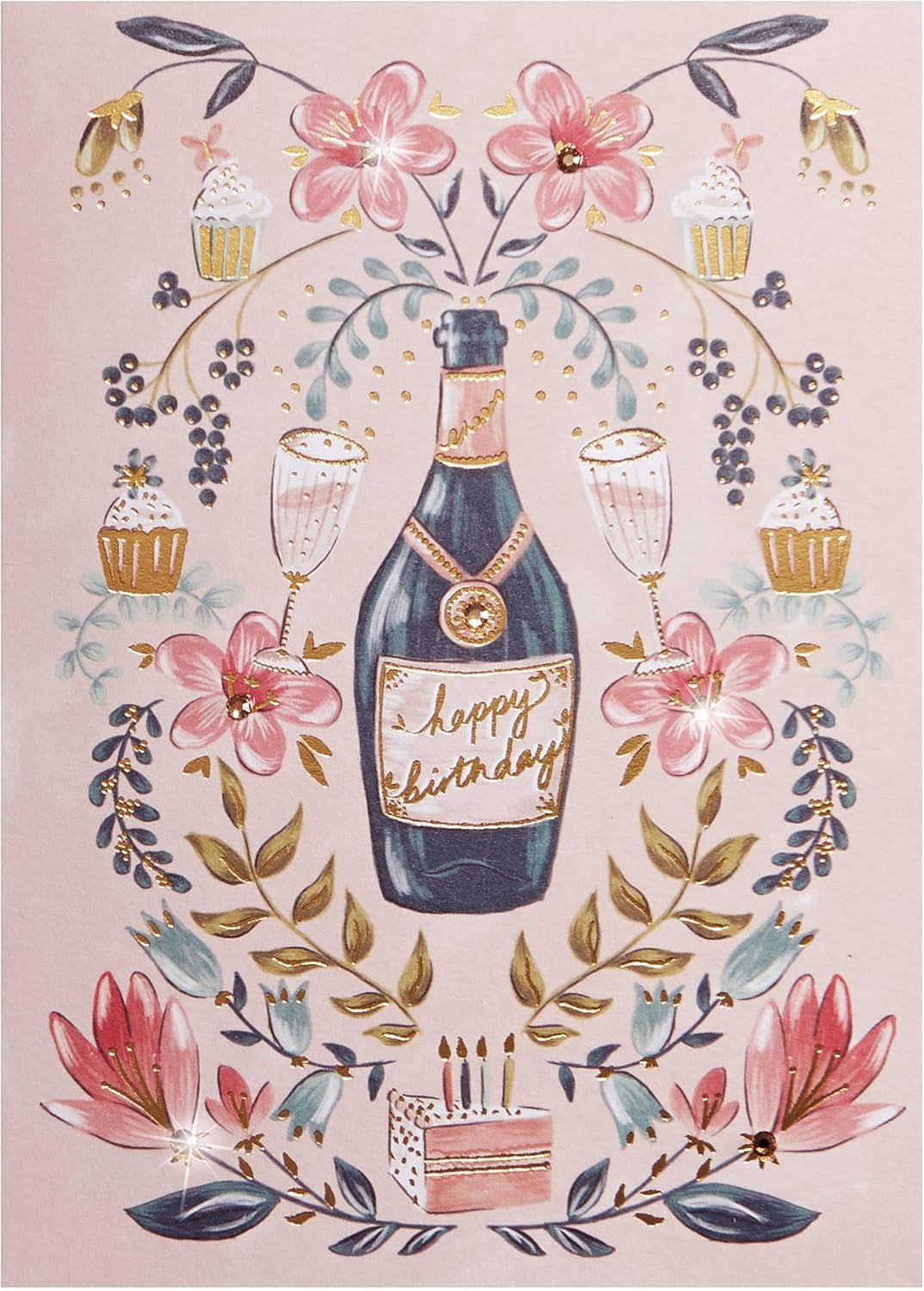 Prosecco Birthday Card