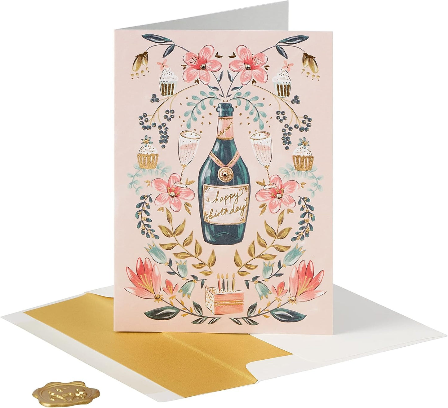 Prosecco Birthday Card