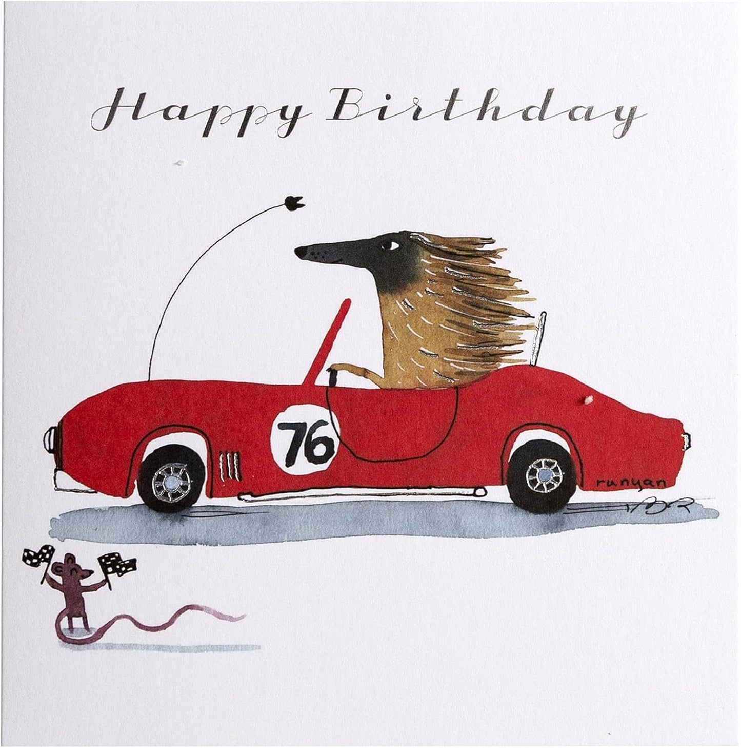 Race Car Birthday Card