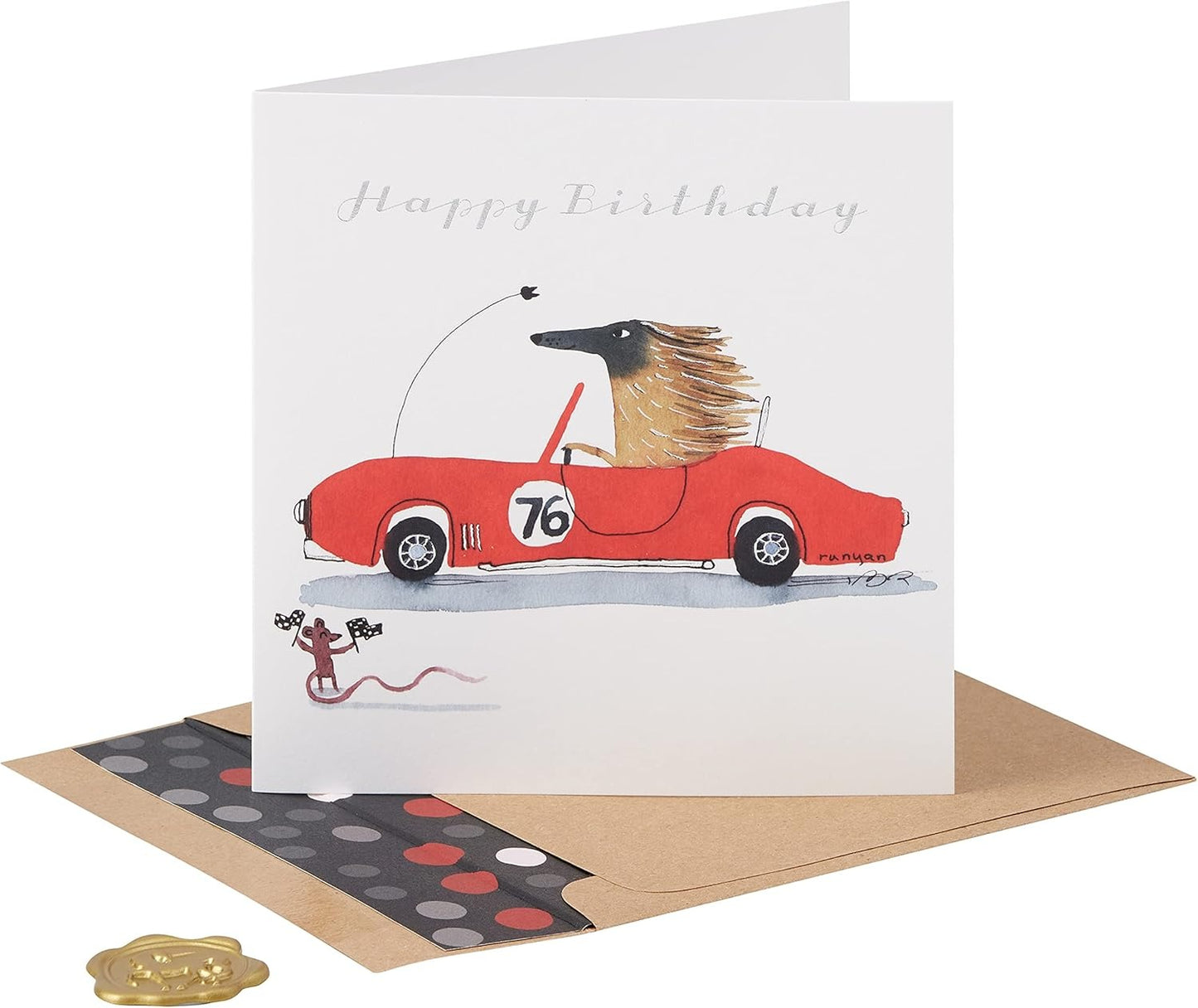 Race Car Birthday Card