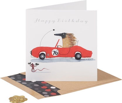 Race Car Birthday Card