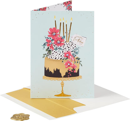 Elegant Cake Birthday Card