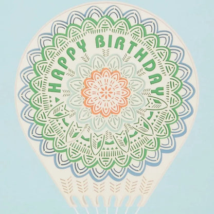 Hot Air Balloon Birthday Card