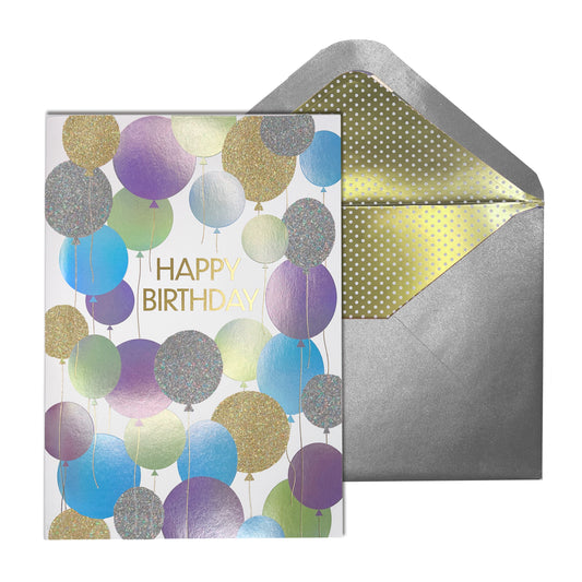 Balloons Birthday Card