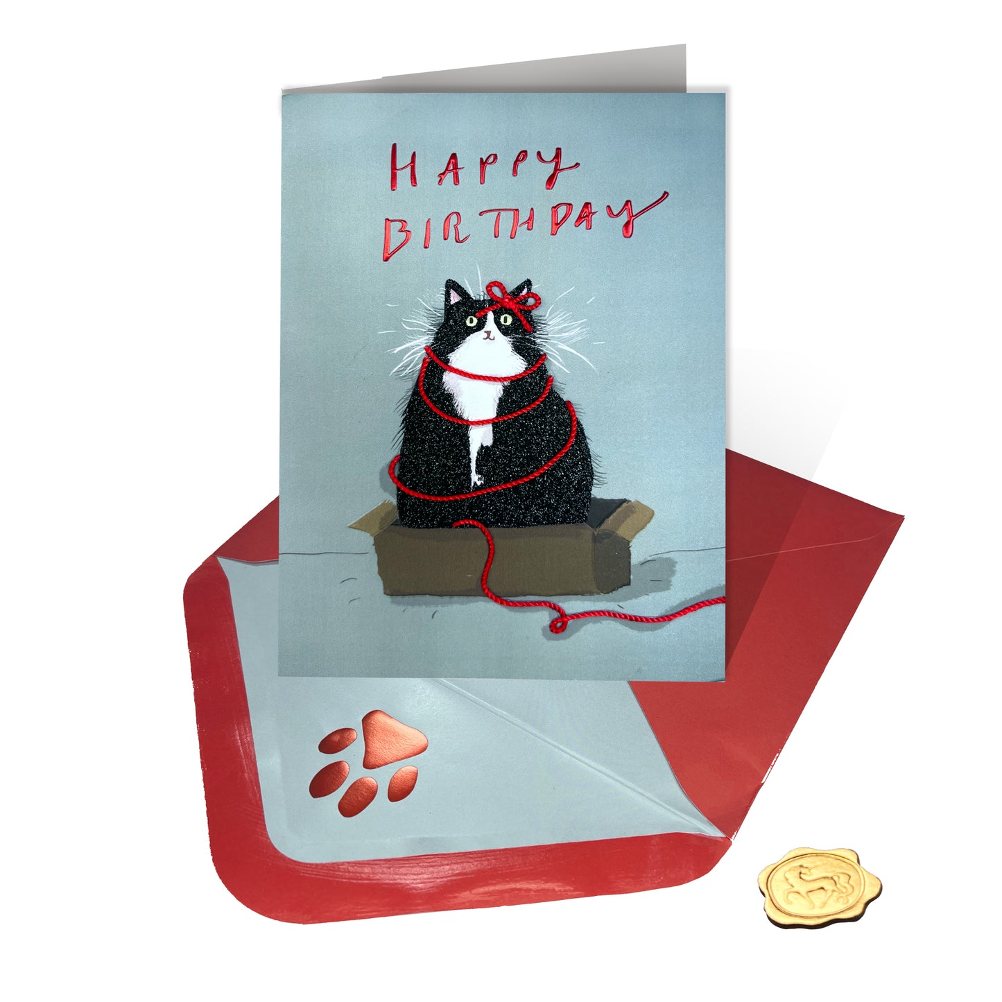 Birthday Cat Birthday Card