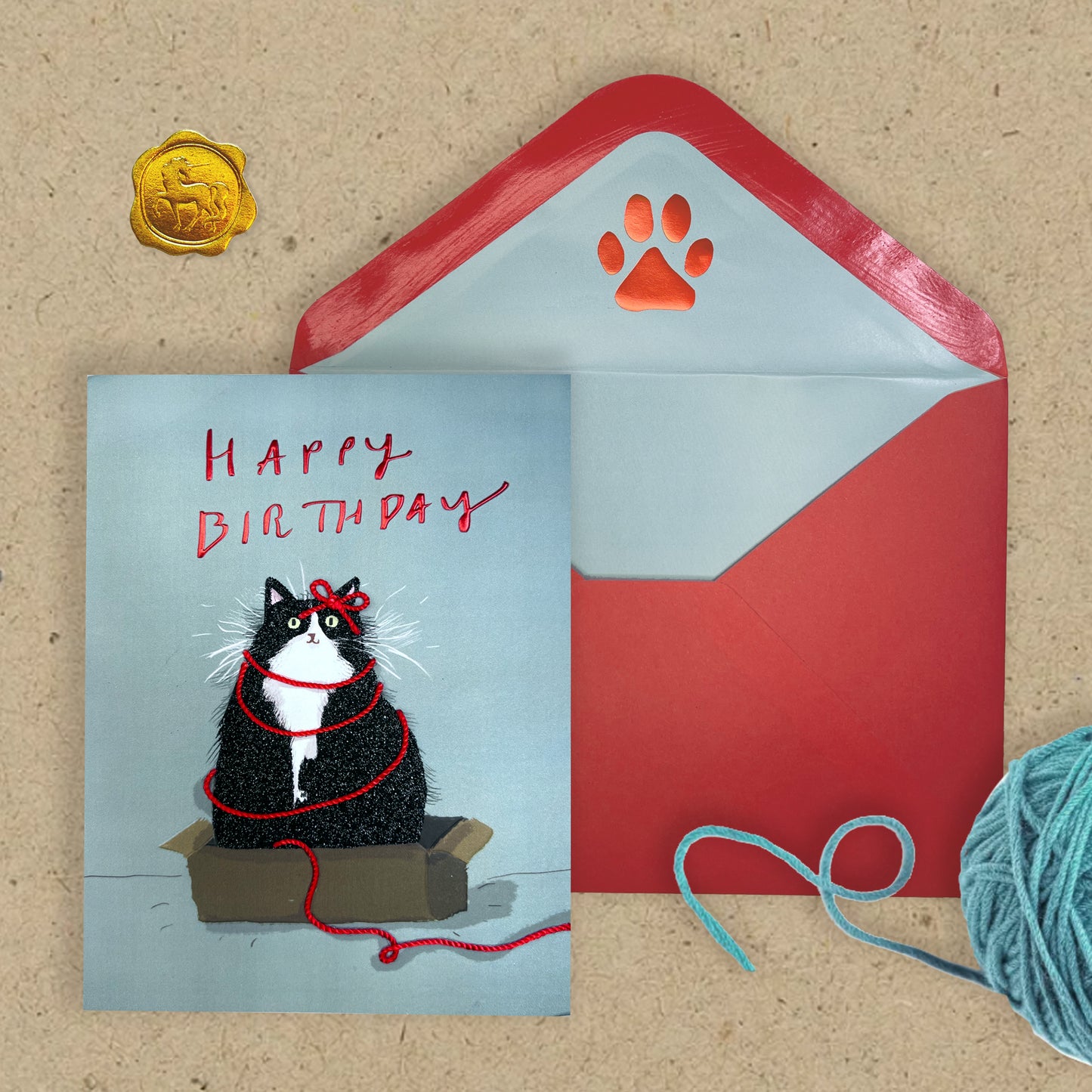 Birthday Cat Birthday Card