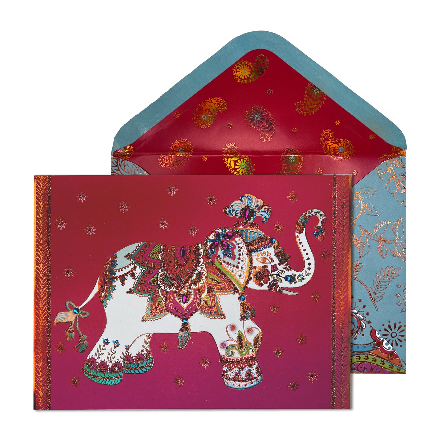 Decorative Elephant Birthday Card