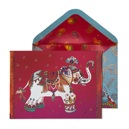 Decorative Elephant Birthday Card