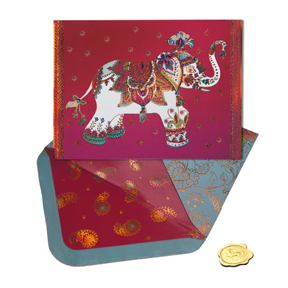 Decorative Elephant Birthday Card