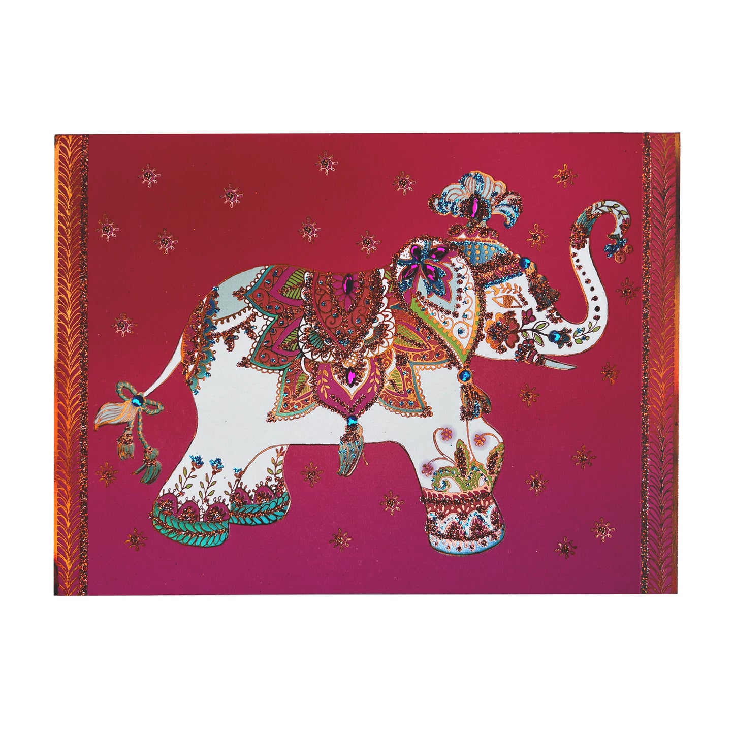 Decorative Elephant Birthday Card