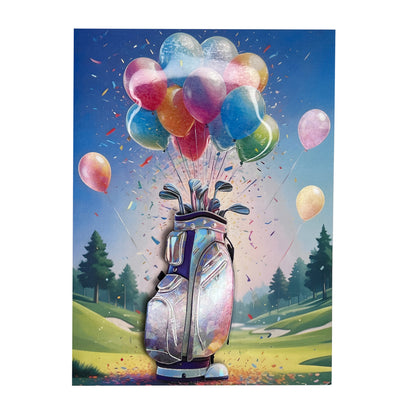 Birthday Golf Bag Birthday Card