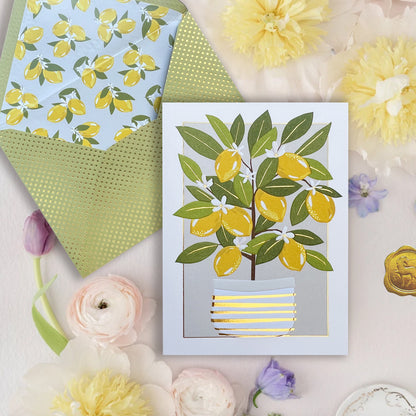 Lemon Tree Birthday Card