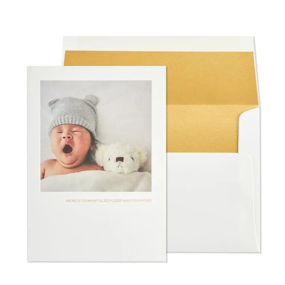 Yawning Baby Card