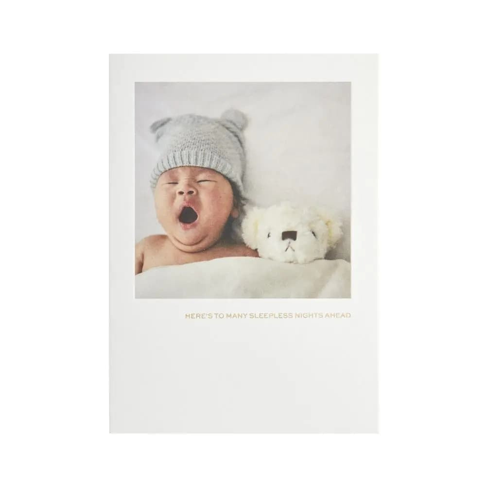 Yawning Baby Card