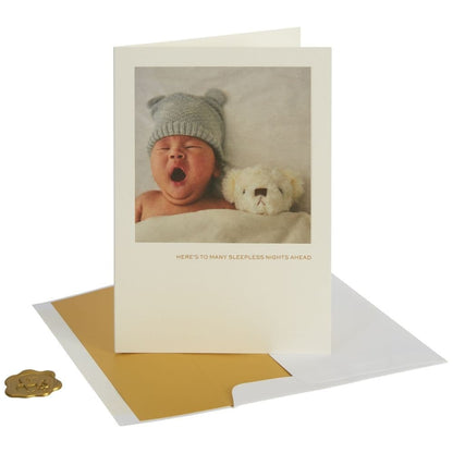 Yawning Baby Card