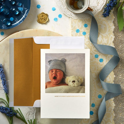 Yawning Baby Card