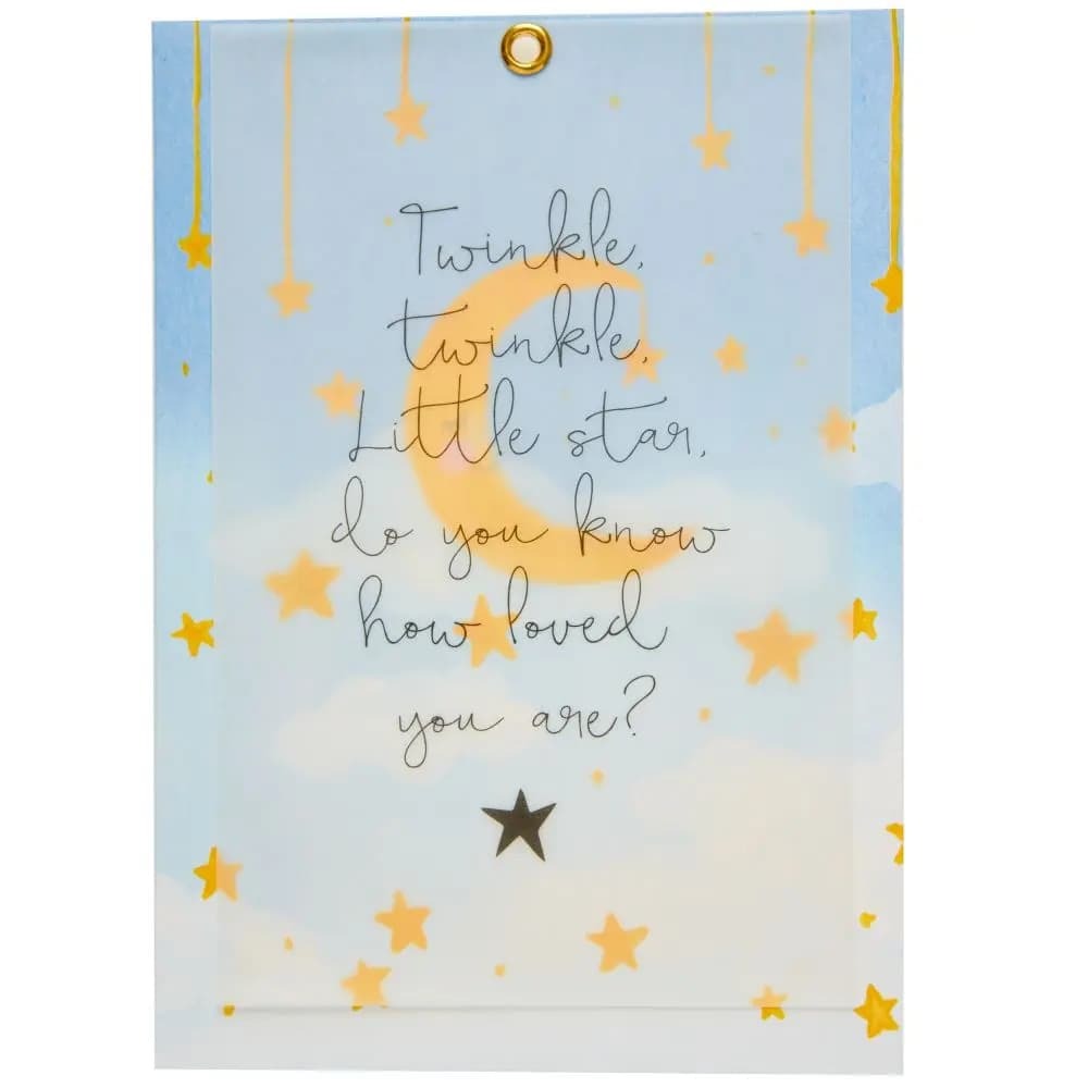 Twinkle Twinkle Moon Baby Card