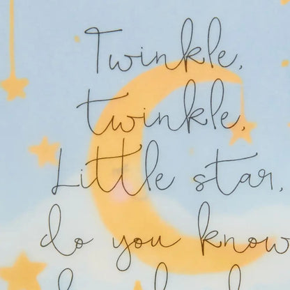 Twinkle Twinkle Moon Baby Card