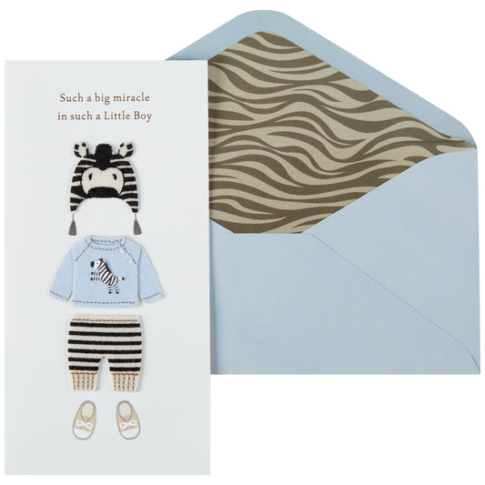 Baby Boy Outfit Baby Card