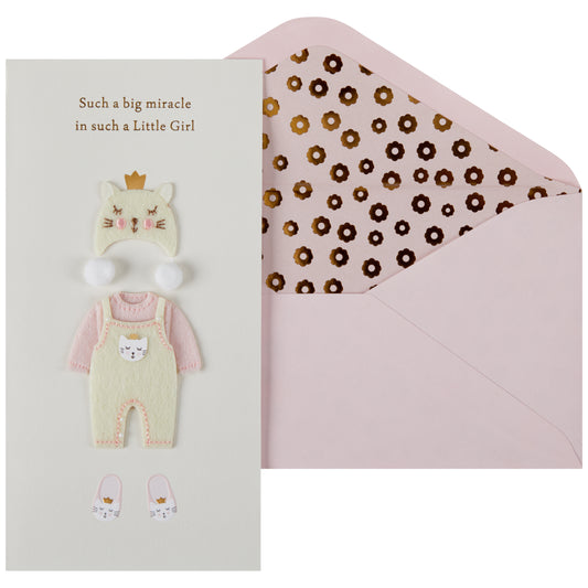 Baby Girl Outfit Baby Card