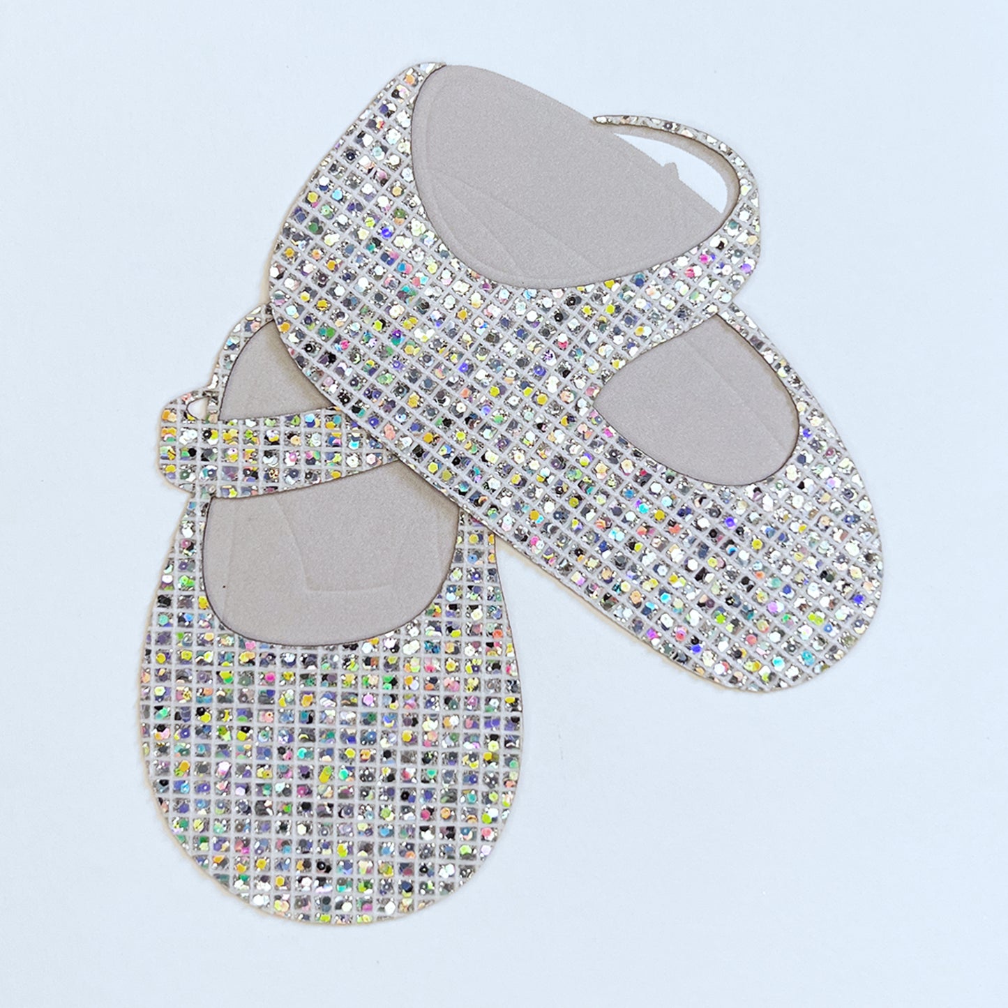 Baby Shoes with Sparkle Baby Card