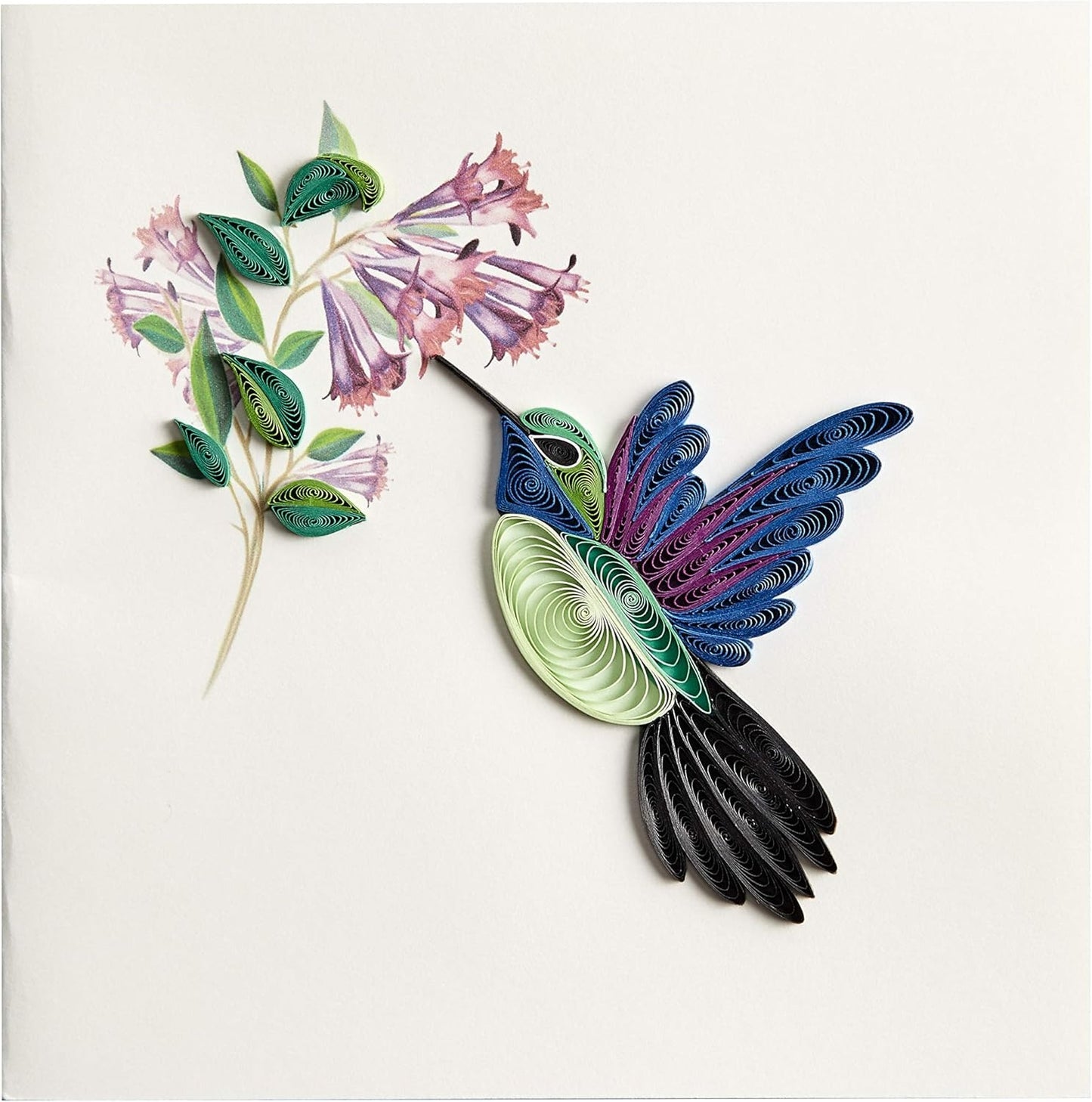 Quilled Hummingbird Blank Card