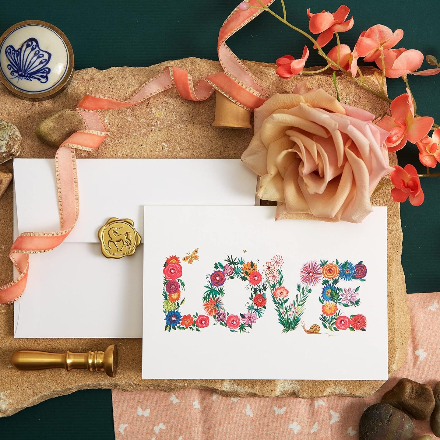 Love Garden Blank Card