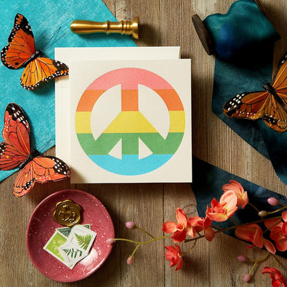 Peace Sign Blank Card