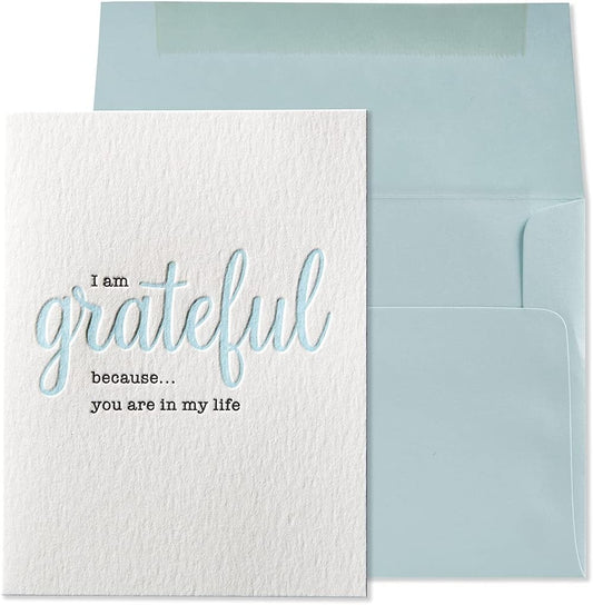 Grateful You Are In My Life Friendship Card