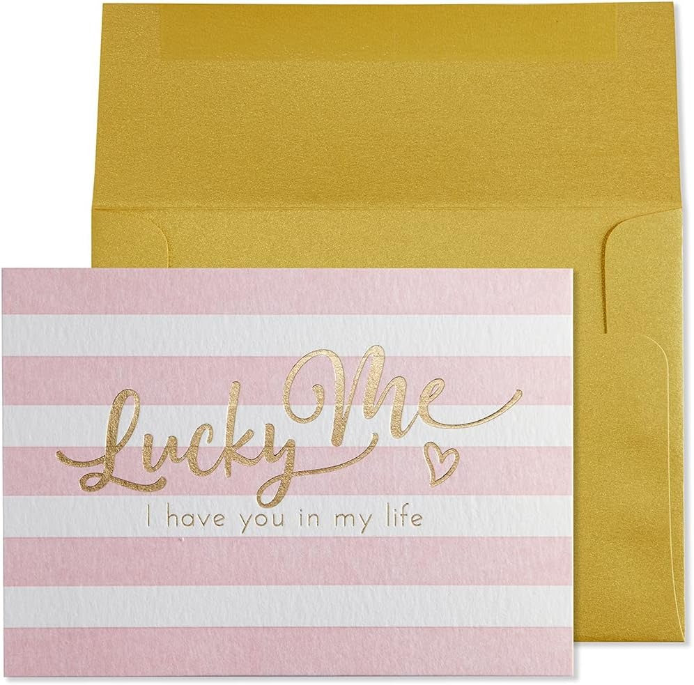 Lucky Me Stripe Friendship Card