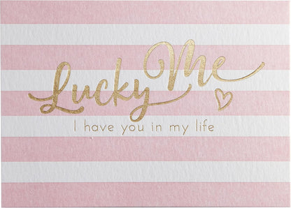 Lucky Me Stripe Friendship Card