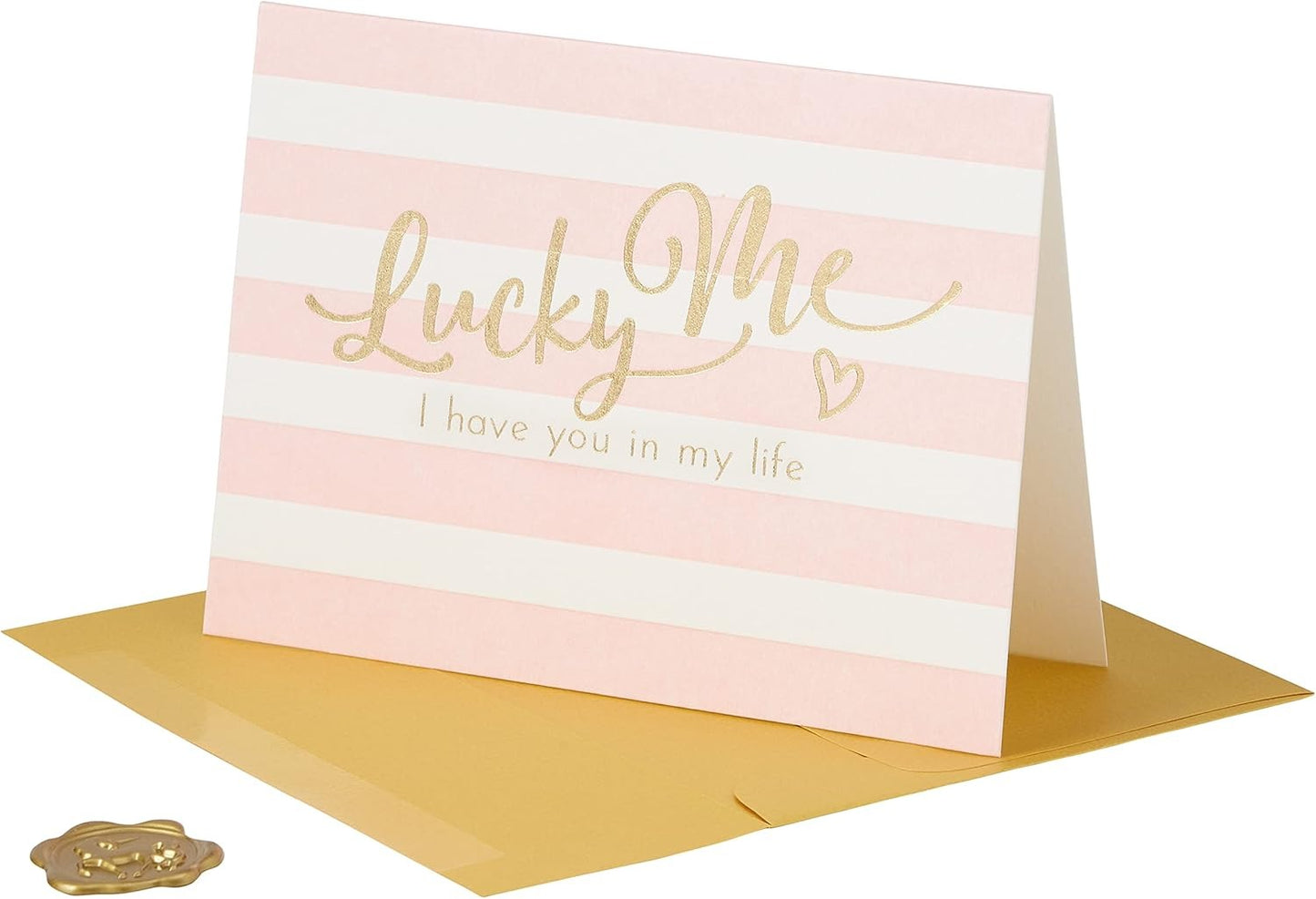 Lucky Me Stripe Friendship Card