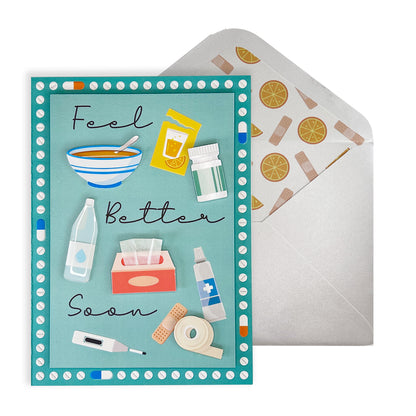 Get Well with Icons Get Well Card