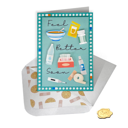 Get Well with Icons Get Well Card